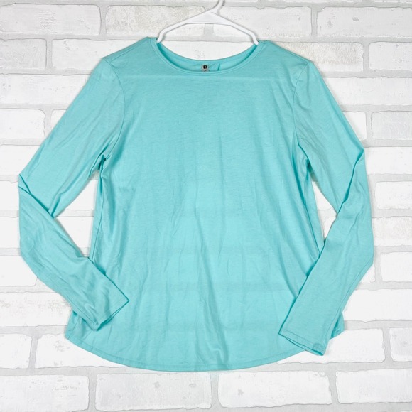 Fabletics XS Long Sleeve Top Open Back Activewear Tee Athletic Shirt - Picture 1 of 10